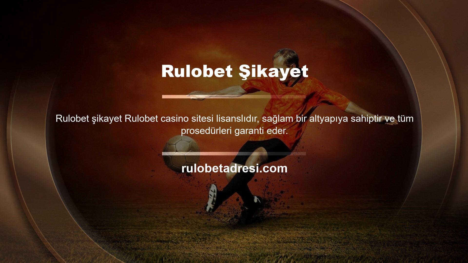 Rulobet kullanıcı memnuniyetini önemseyen ve bunun için gerekli tüm imkanları sağlayan bir firmadır