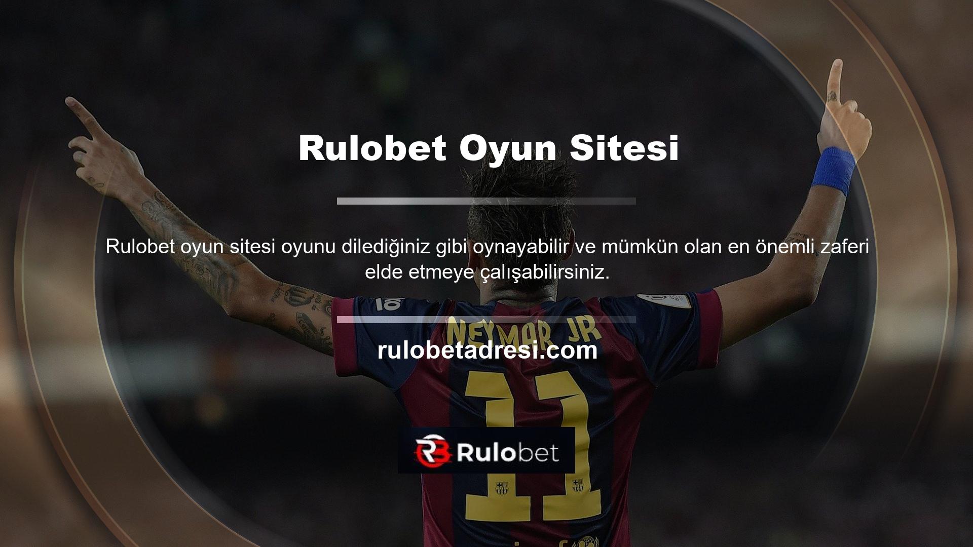 Rulobet, diğerleri gibi şansa dayanan bir web sitesidir