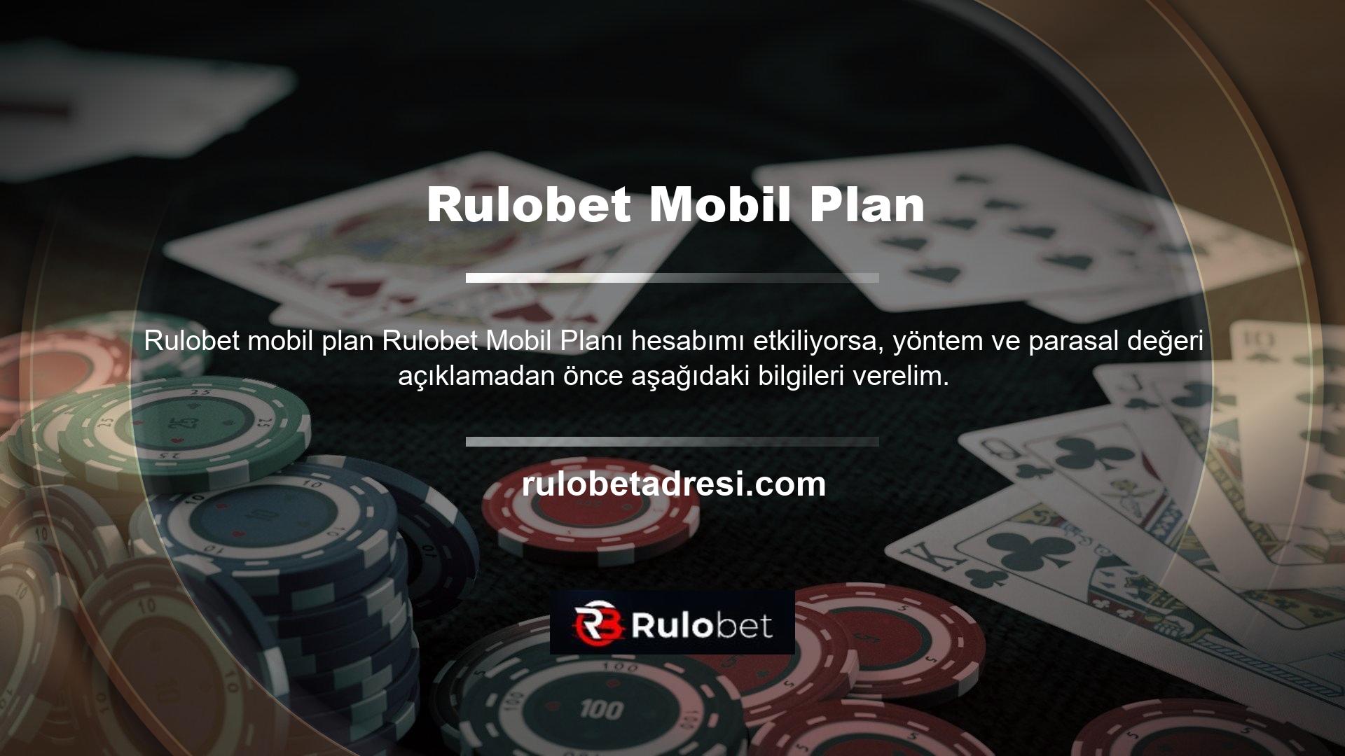 Rulobet nasıl ödeme yapılacağı kurallarını bilmek önemlidir